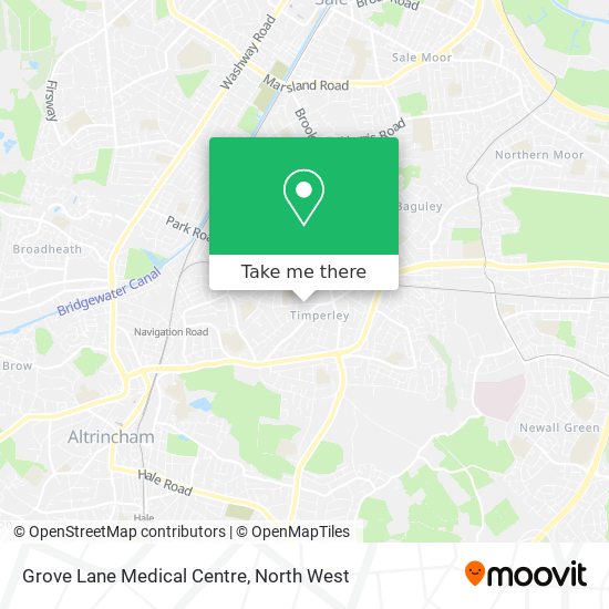 Grove Lane Medical Centre map