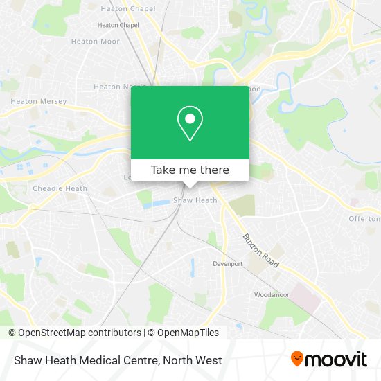 Shaw Heath Medical Centre map