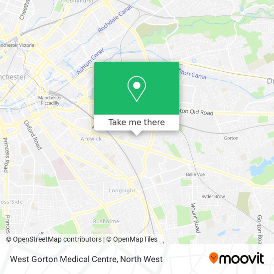 West Gorton Medical Centre map