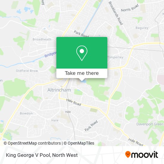 King George V Pool map