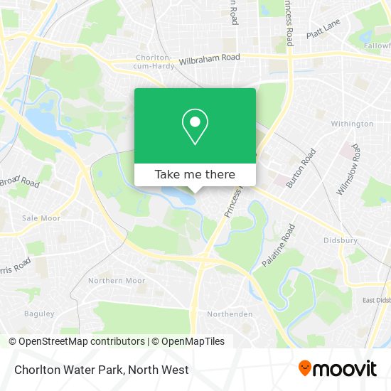 Chorlton Water Park map