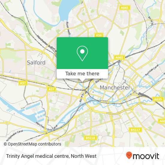 Trinity Angel medical centre map
