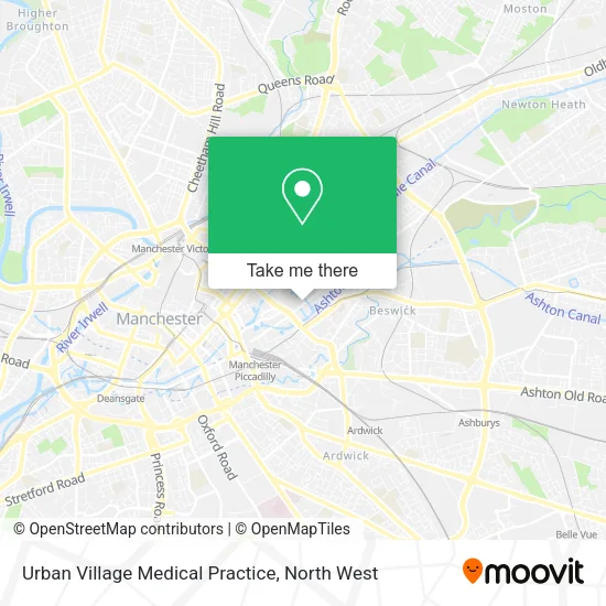 Urban Village Medical Practice map