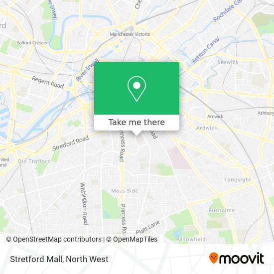 Stretford Mall map