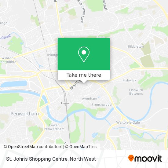 St. John's Shopping Centre map