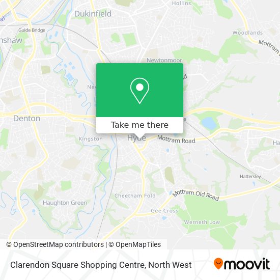 Clarendon Square Shopping Centre map