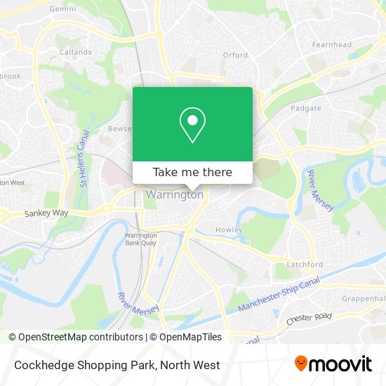 Cockhedge Shopping Park map
