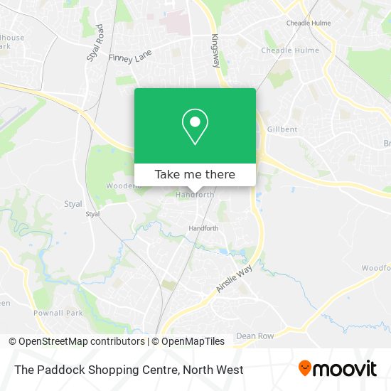 The Paddock Shopping Centre map