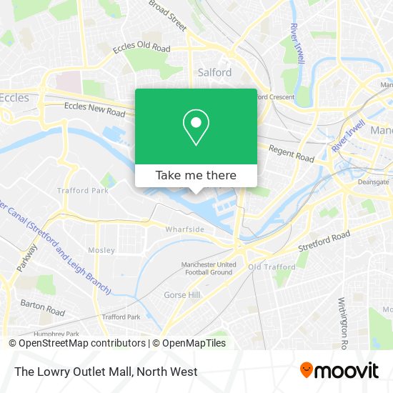 The Lowry Outlet Mall map