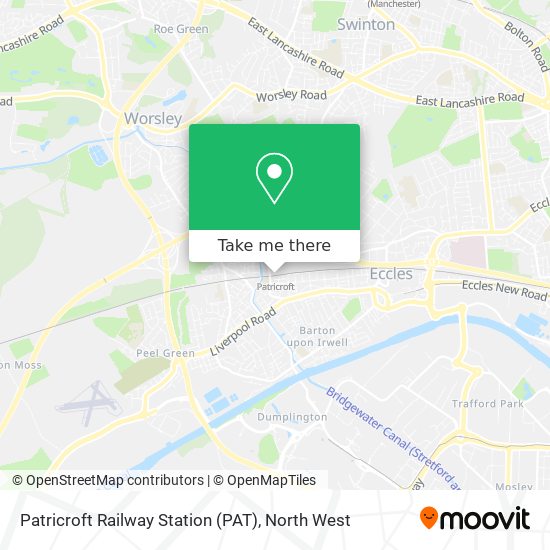 Patricroft Railway Station (PAT) map