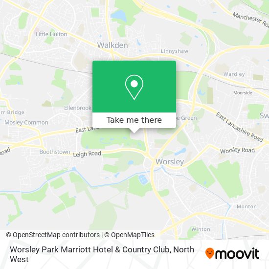 Worsley Park Marriott Hotel & Country Club map