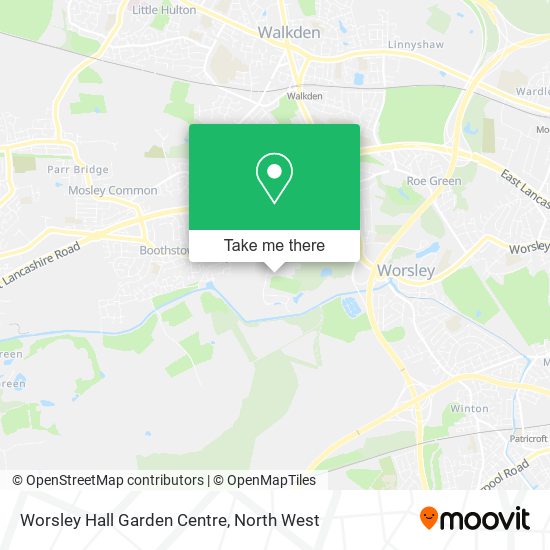 Worsley Hall Garden Centre map