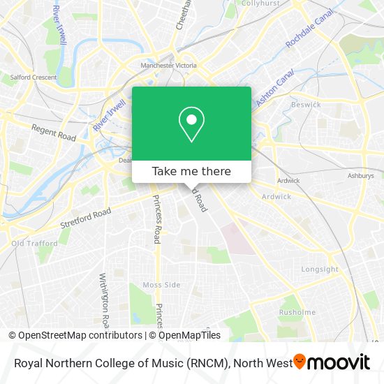 Royal Northern College of Music (RNCM) map