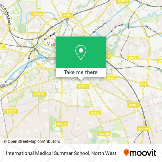 International Medical Summer School map