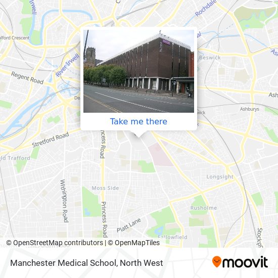 Manchester Medical School map