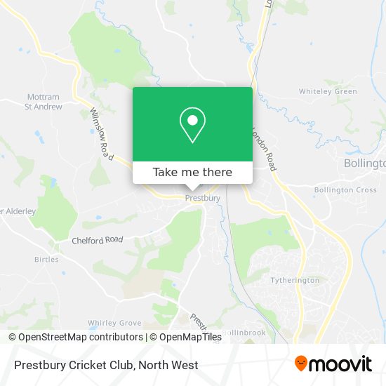 Prestbury Cricket Club map