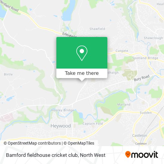 Bamford fieldhouse cricket club map