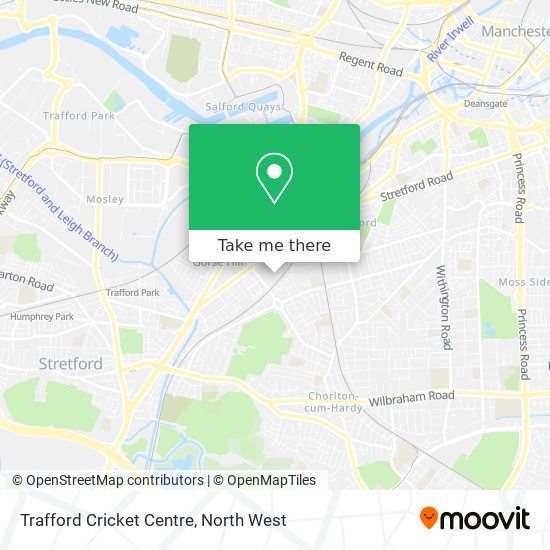 Trafford Cricket Centre map