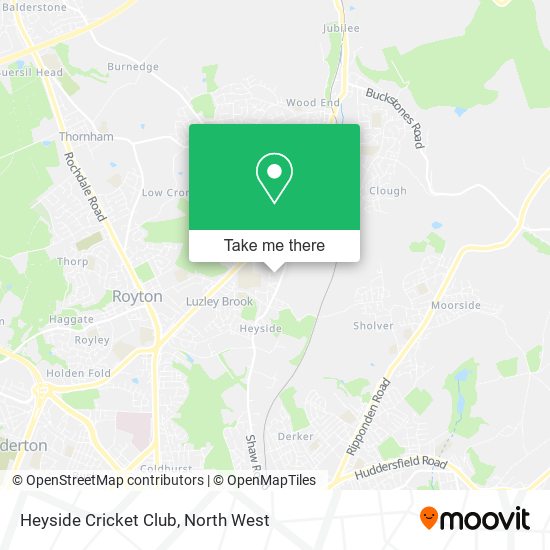 Heyside Cricket Club map