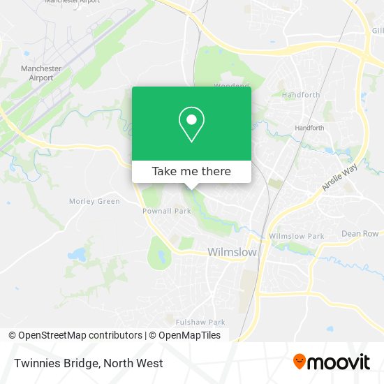 Twinnies Bridge map