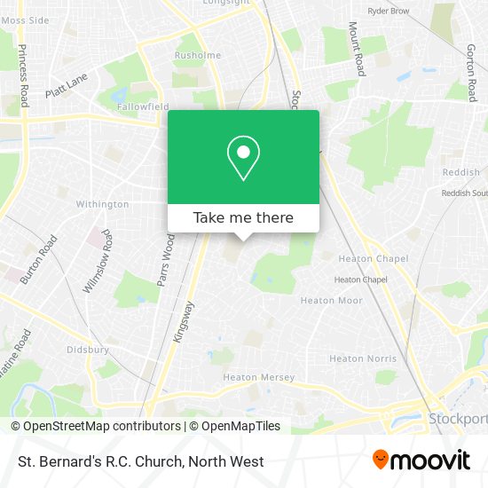 St. Bernard's R.C. Church map