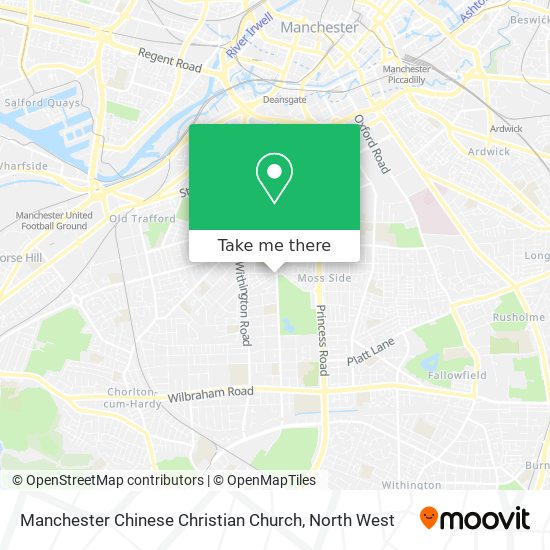 Manchester Chinese Christian Church map