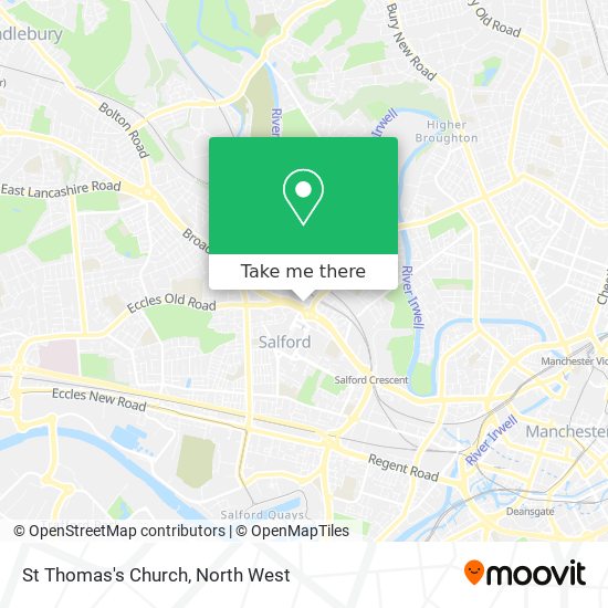 St Thomas's Church map