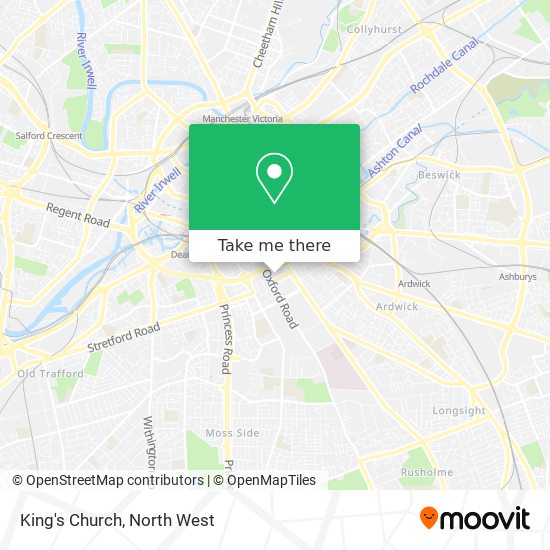 King's Church map