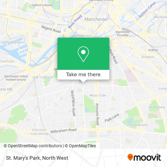 St. Mary's Park map
