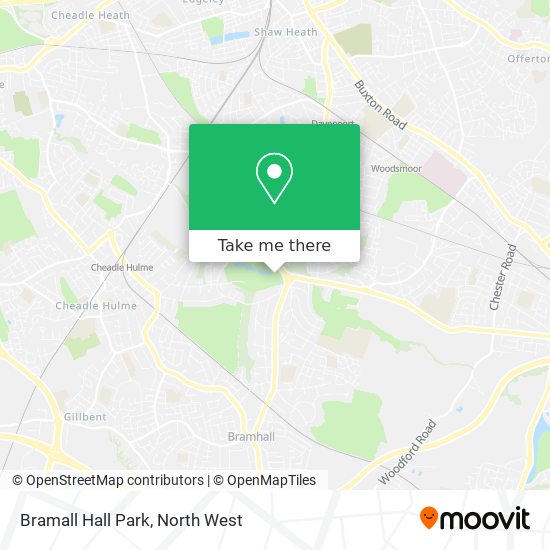 Bramall Hall Park map