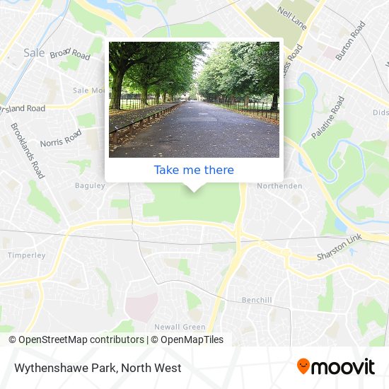 Wythenshawe Park map