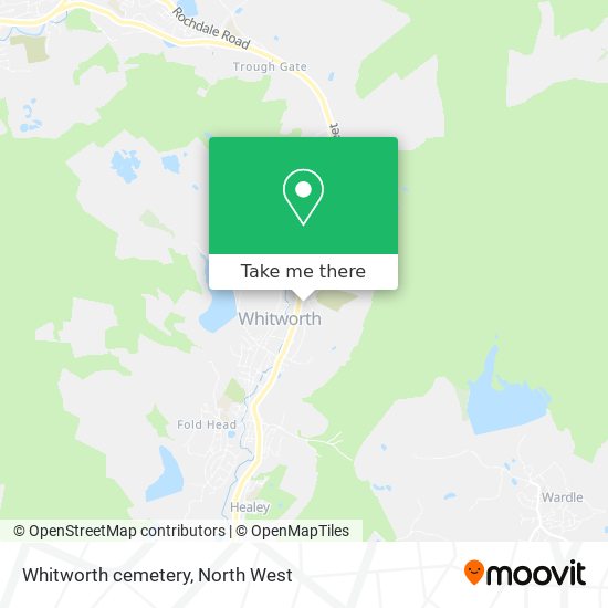 Whitworth cemetery map