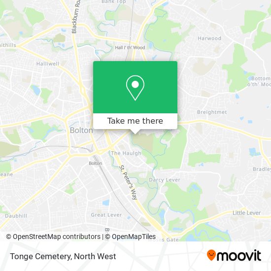 Tonge Cemetery map