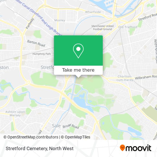 Stretford Cemetery map