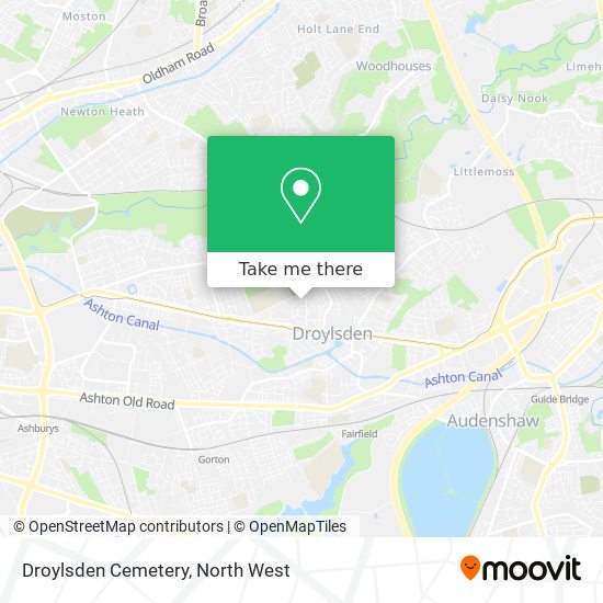 Droylsden Cemetery map