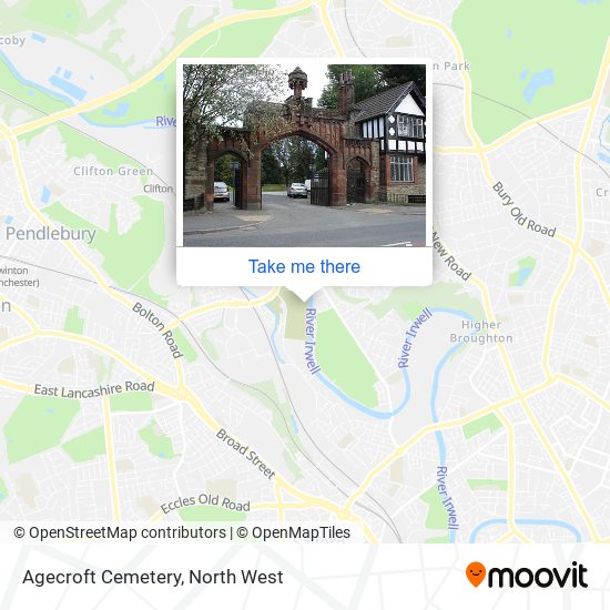 Agecroft Cemetery map