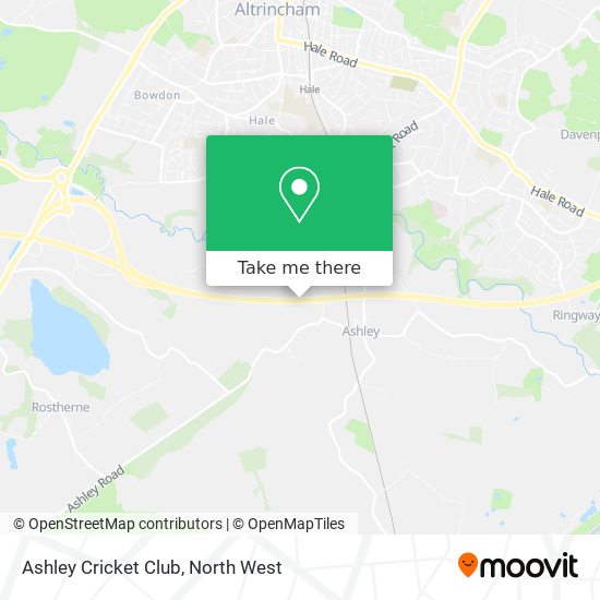 Ashley Cricket Club map