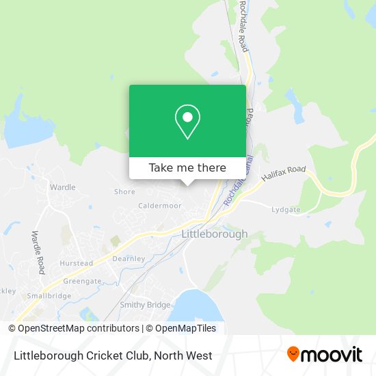 Littleborough Cricket Club map