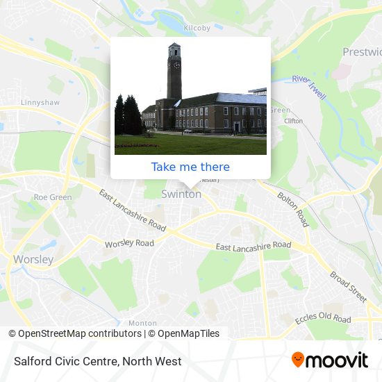 Salford Civic Centre map