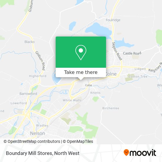 Boundary Mill Stores map