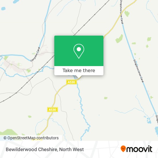 Bewilderwood Cheshire map