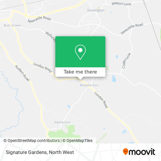 Signature Gardens map