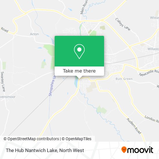 The Hub Nantwich Lake map