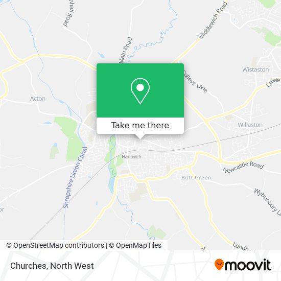 Churches map
