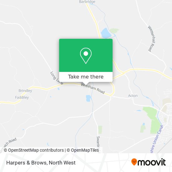 Harpers & Brows map