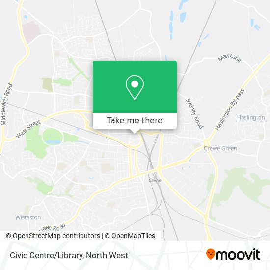Civic Centre/Library map