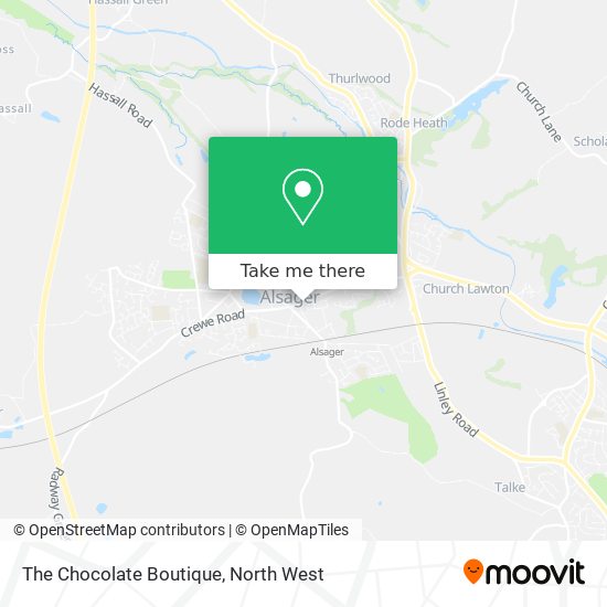 The Chocolate Boutique map