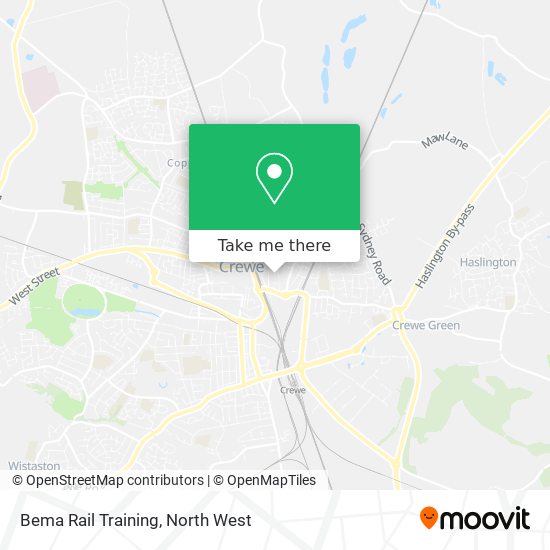 Bema Rail Training map
