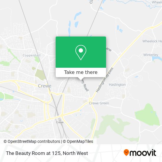 The Beauty Room at 125 map