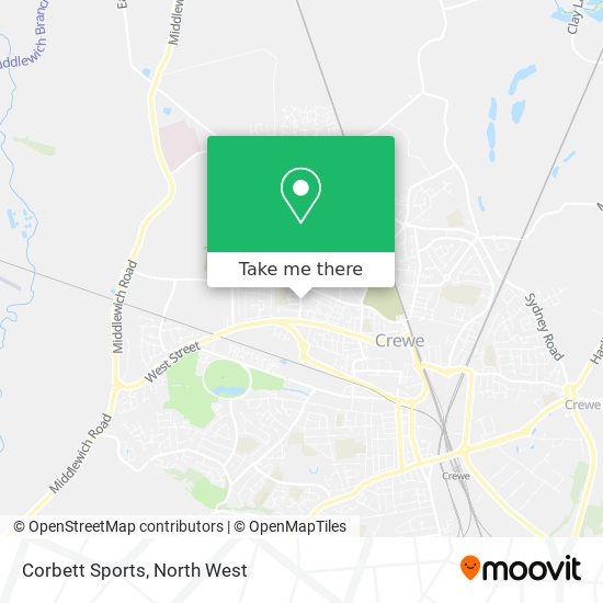 Corbett Sports map